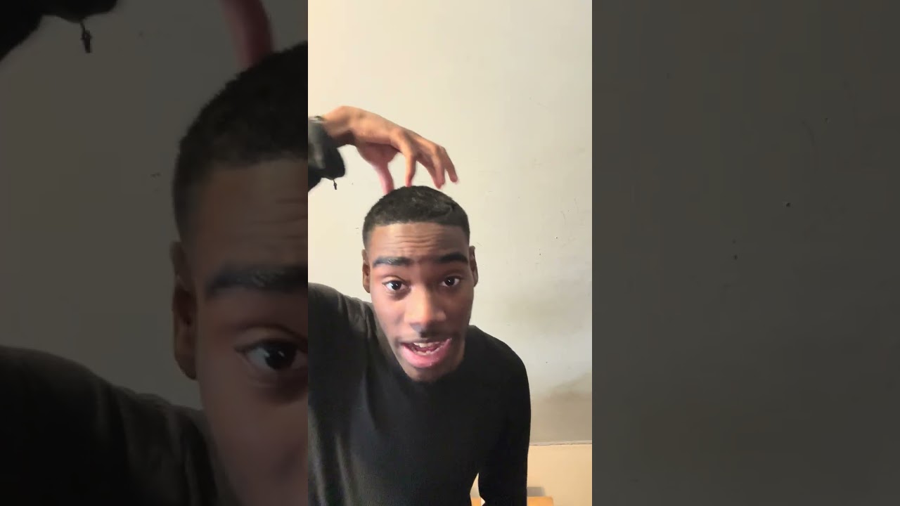 Y’all see how fresh the haircut is when it was completely done and we still are fresh and clean 👑👌🏾🐐