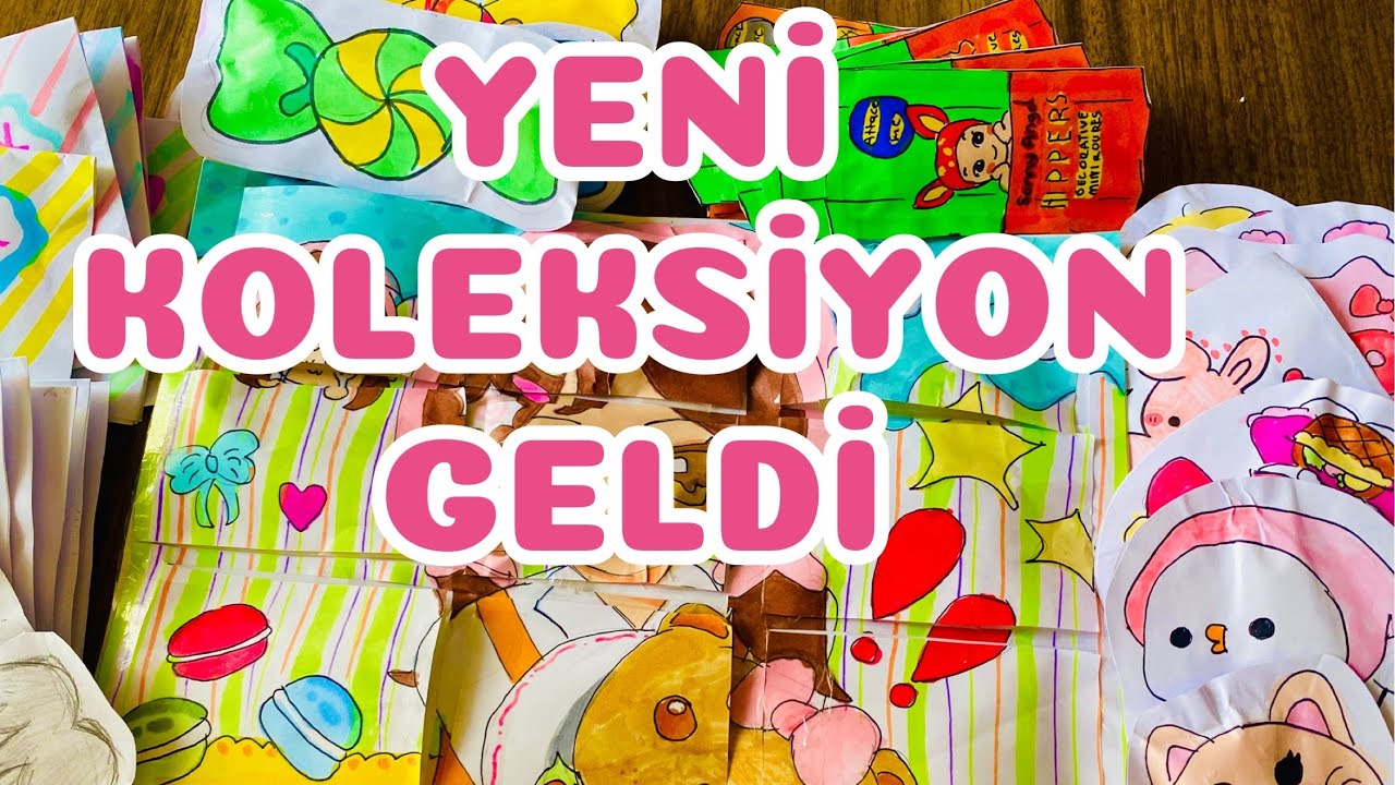 🌈YENİ KOLEKSİYON GELDİ 🌈 Kağıttan Koleksiyon Yaptım ✨ Kağıttan Etkinlikler / PAPER DIY BOOK