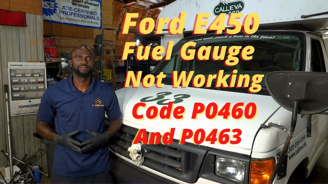 Указатель уровня топлива Ford E450 не работает! Коды P0460 и P0463: неисправность цепи датчика ур...
