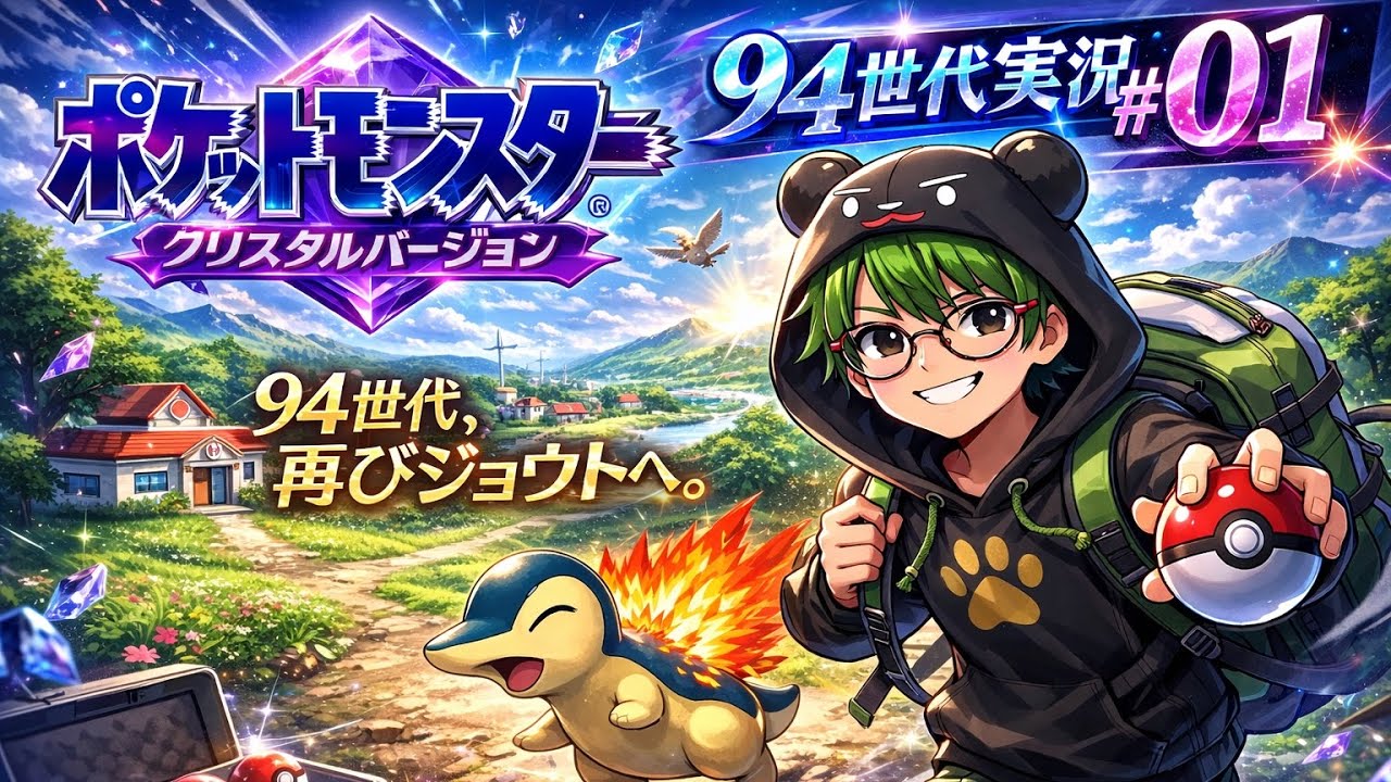 あの日、ヒノアラシを選んだ。【ポケモンクリスタル】