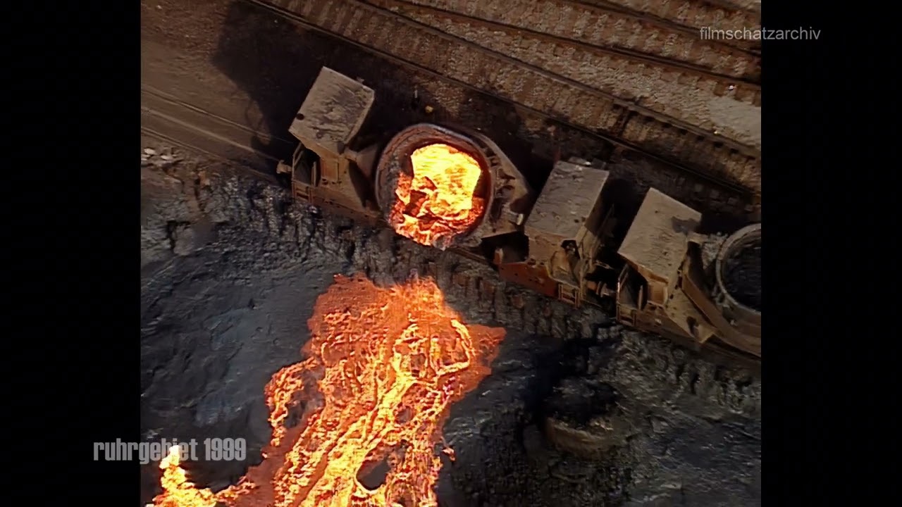 Ruhrgebiet - Thyssen - Duisburg - Deutschlands größtes Stahlwerk 1999