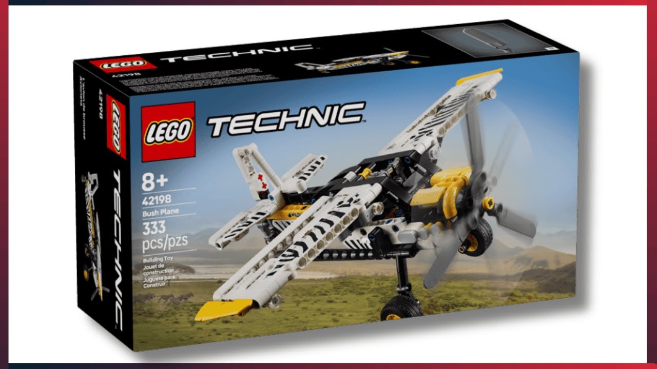 LEGO Technic Bush Plane – Wildlife Aircraft Speed Build – 42198