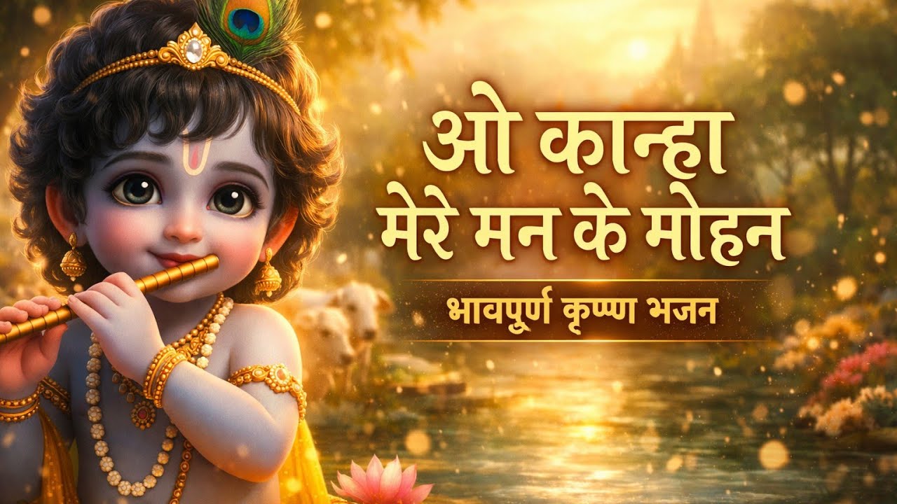 O Kanha Mere Man Ke Mohan | Shri Krishna Bhajan | Peaceful Devotional Song | Krishna Vani
