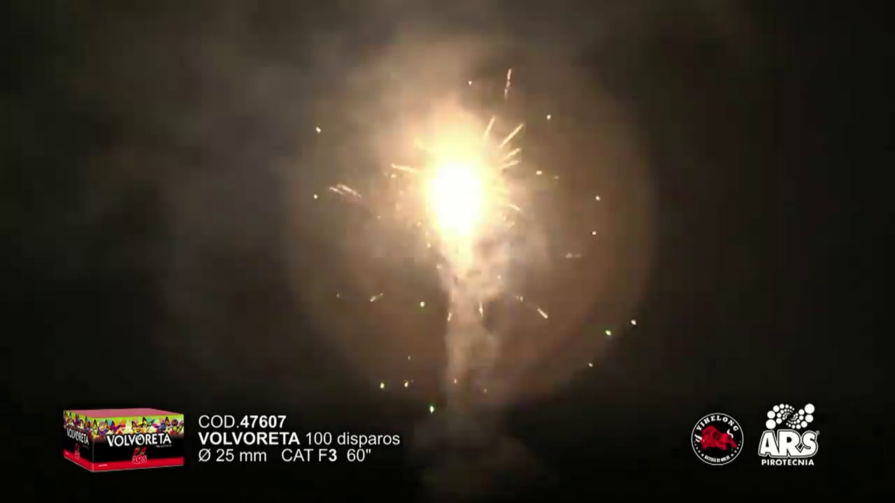 Batería de Fuegos Artificiales Volvoreta. ¡Ideal para tus celebraciones!