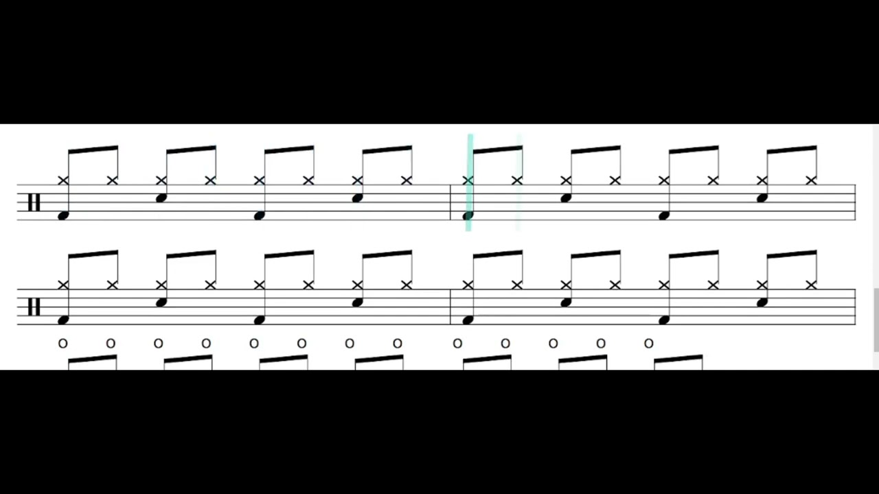 Duman - Senden Daha Güzel - Notasyonlu Bateri Etüdü