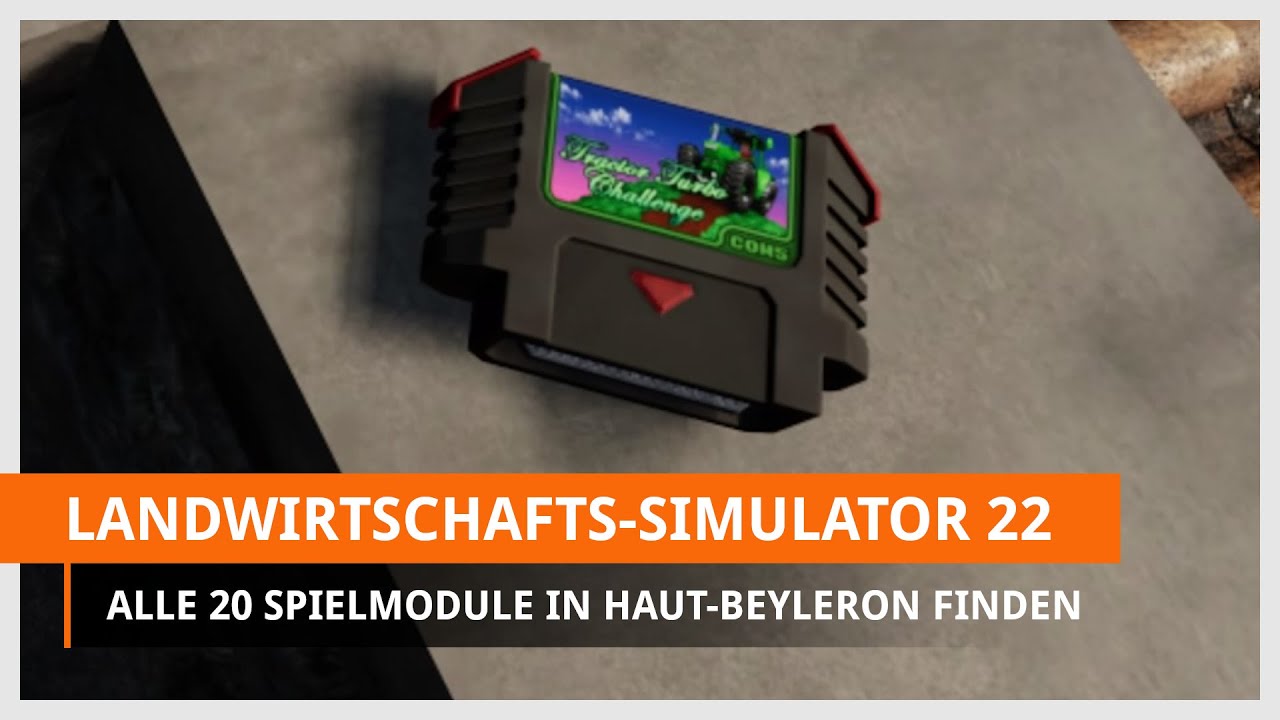 LS22: Alle 20 Spielemodule in Haut-Beyleron - Fundorte der Sammelobjekte (Die Klassiker)