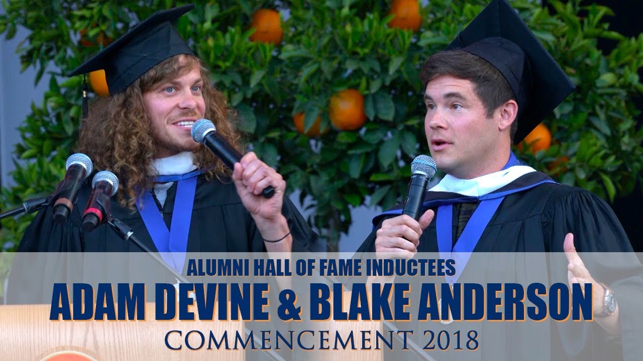 Commencement 2018 | Alumni Hall of Fame Inductees Adam Devine & Blake Anderson