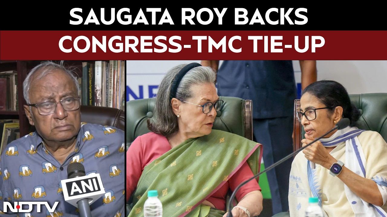 Новости TMC | Слияние Congress и TMC? Саугата Рой говорит, что сотрудничество с Congress важно.