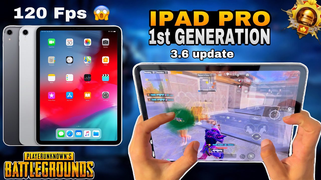 IPAD PRO 1st Generation PUBG TEST 🔥 | after new update 3.6 | 120 fps | Hand-came Gameply