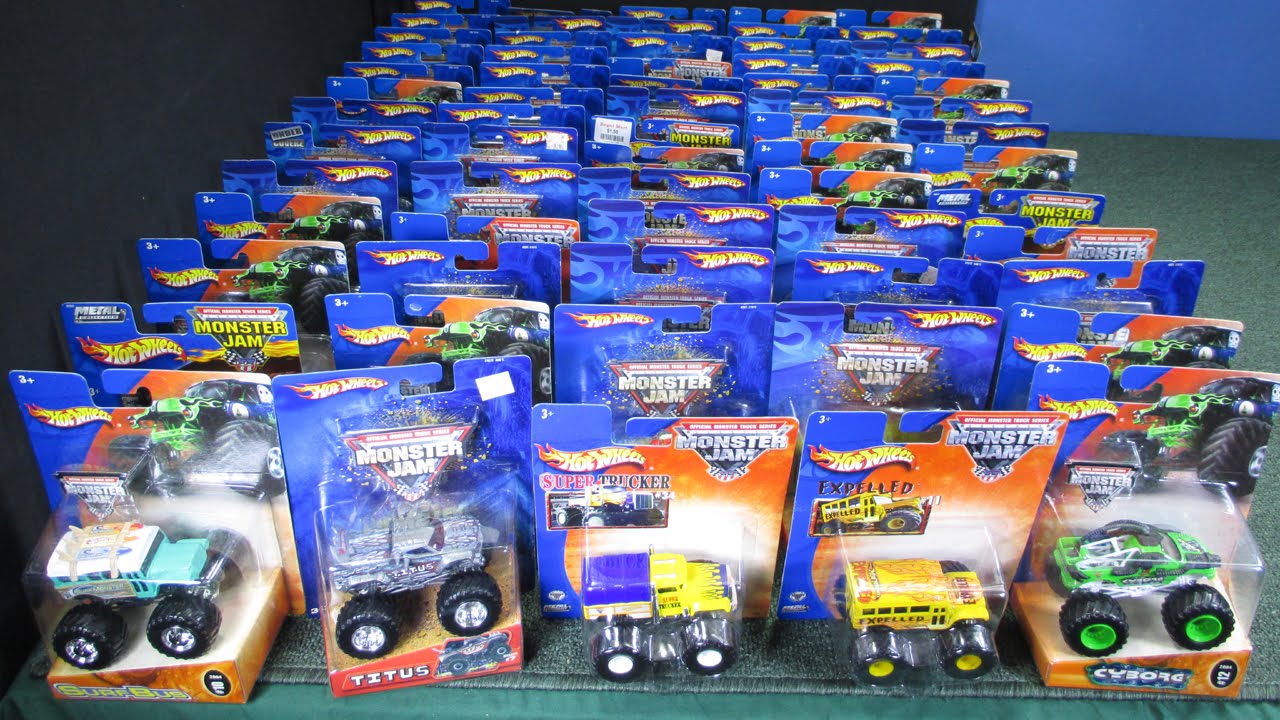 Lot Of 66 Monster Jam Trucks From 2002-2005