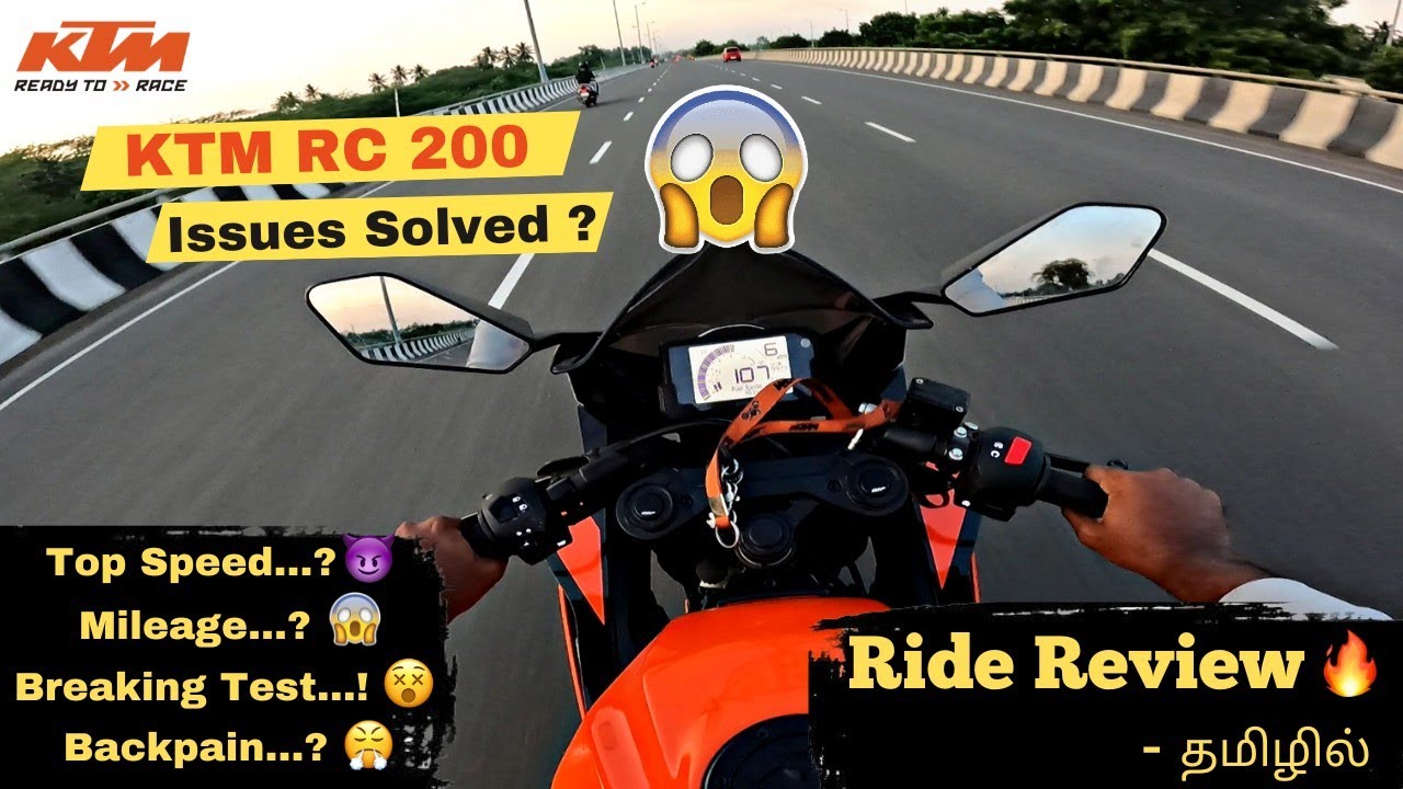 KTM RC 200 BS6 2022 😍 | Ride Review in Tamil 🔥| Top Speed 🚀 | Mileage..? 😵😱 | Bad Captain Vlogs ❤️