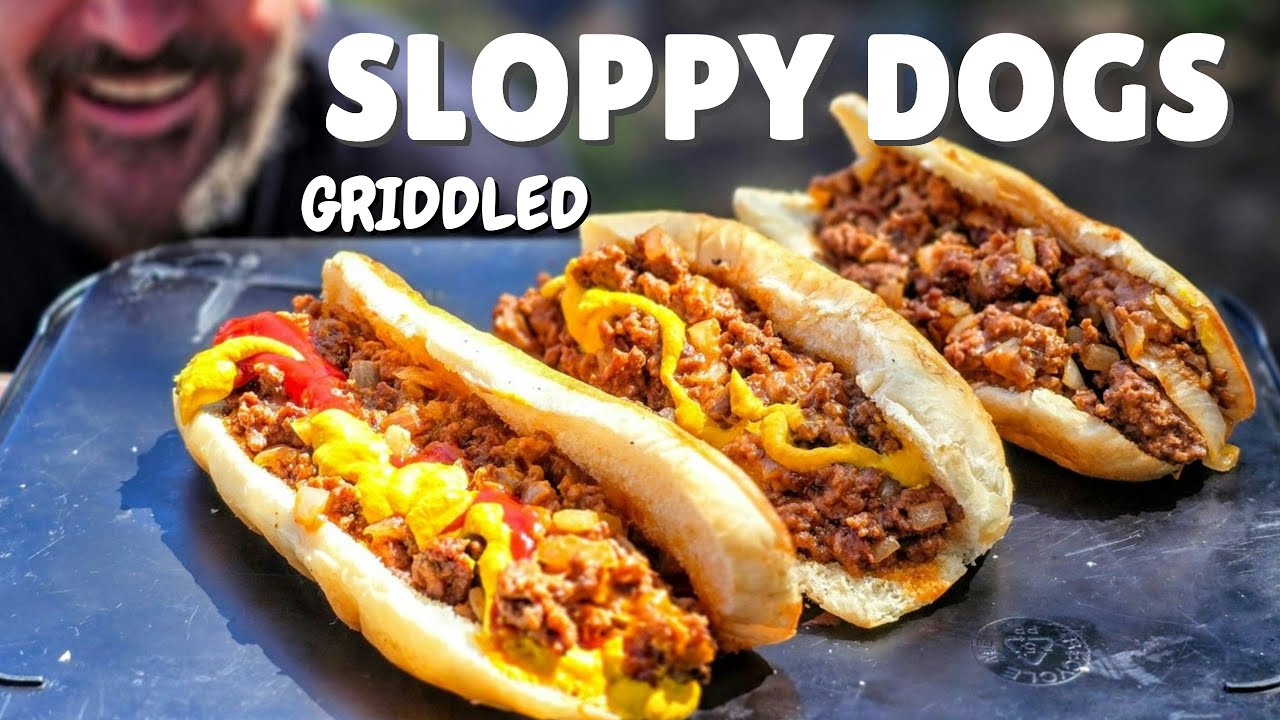 Griddled Sloppy Dogs | This Sloppy Joe Hot Dogs Recipe will leave you wanting more.