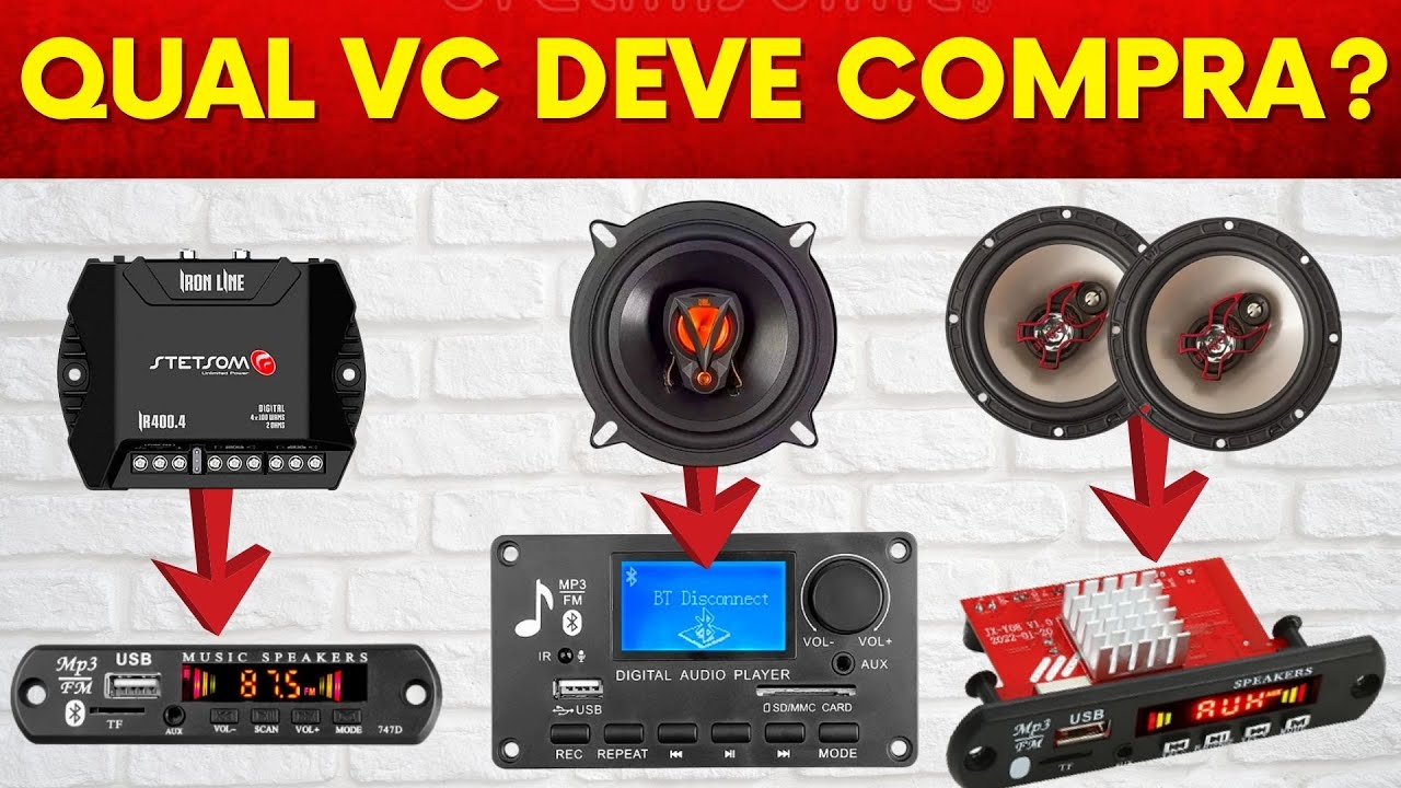PLACA mp3 Bluetooth Decodificadora Amplificada Receiver USB CERTA  2x60w Fm Aux Usb vc pode compra?