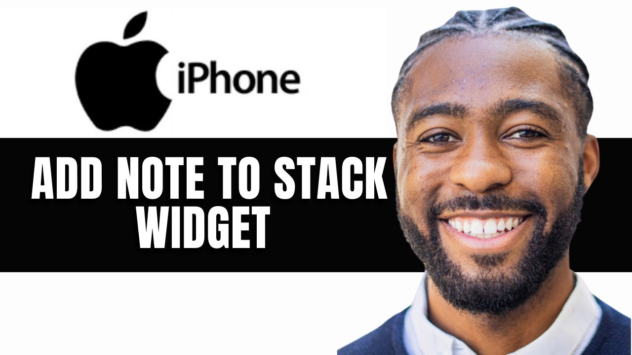 How to Add Note to Stack Widget on iPhone