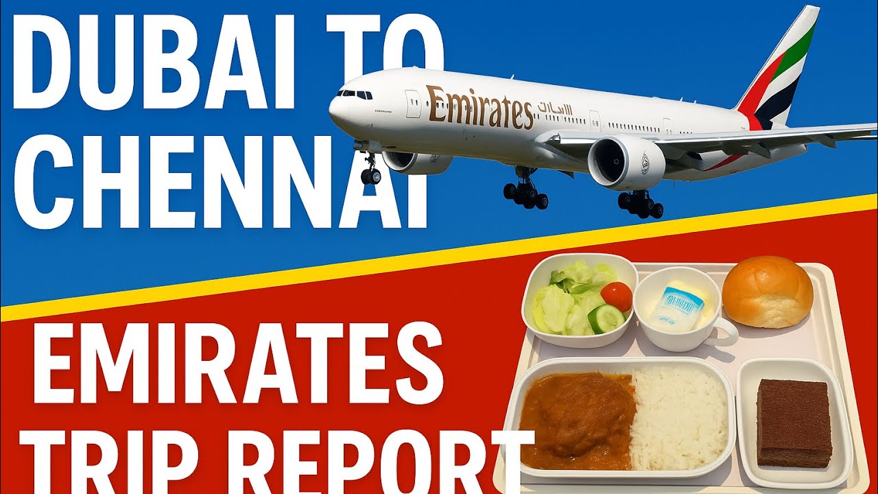 DUBAI TO CHENNAI FLIGHT REVIEW | DXB - MAA |