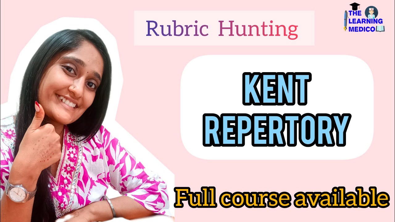 Rubric Hunting of Kent Repertory | AIAPGET | Easy explanation in Hindi | Repertory