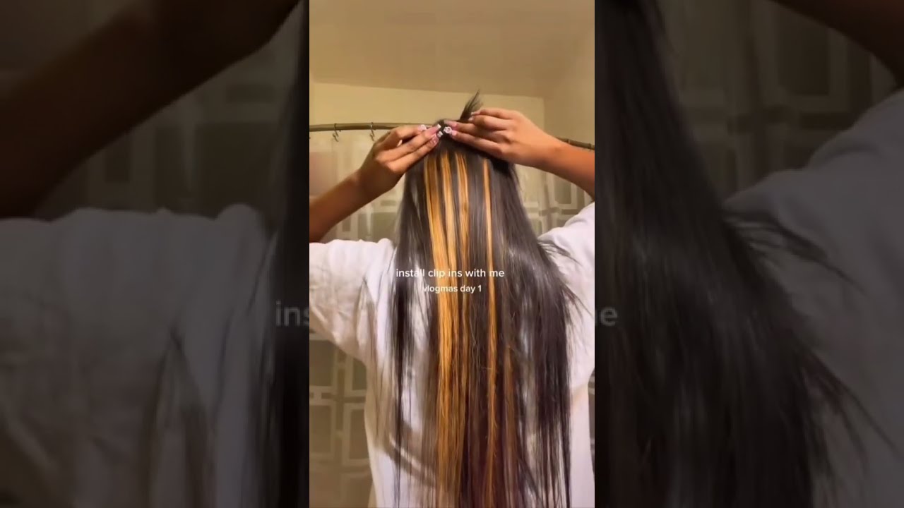Seamless paper thin clip ins install🔥🔥 