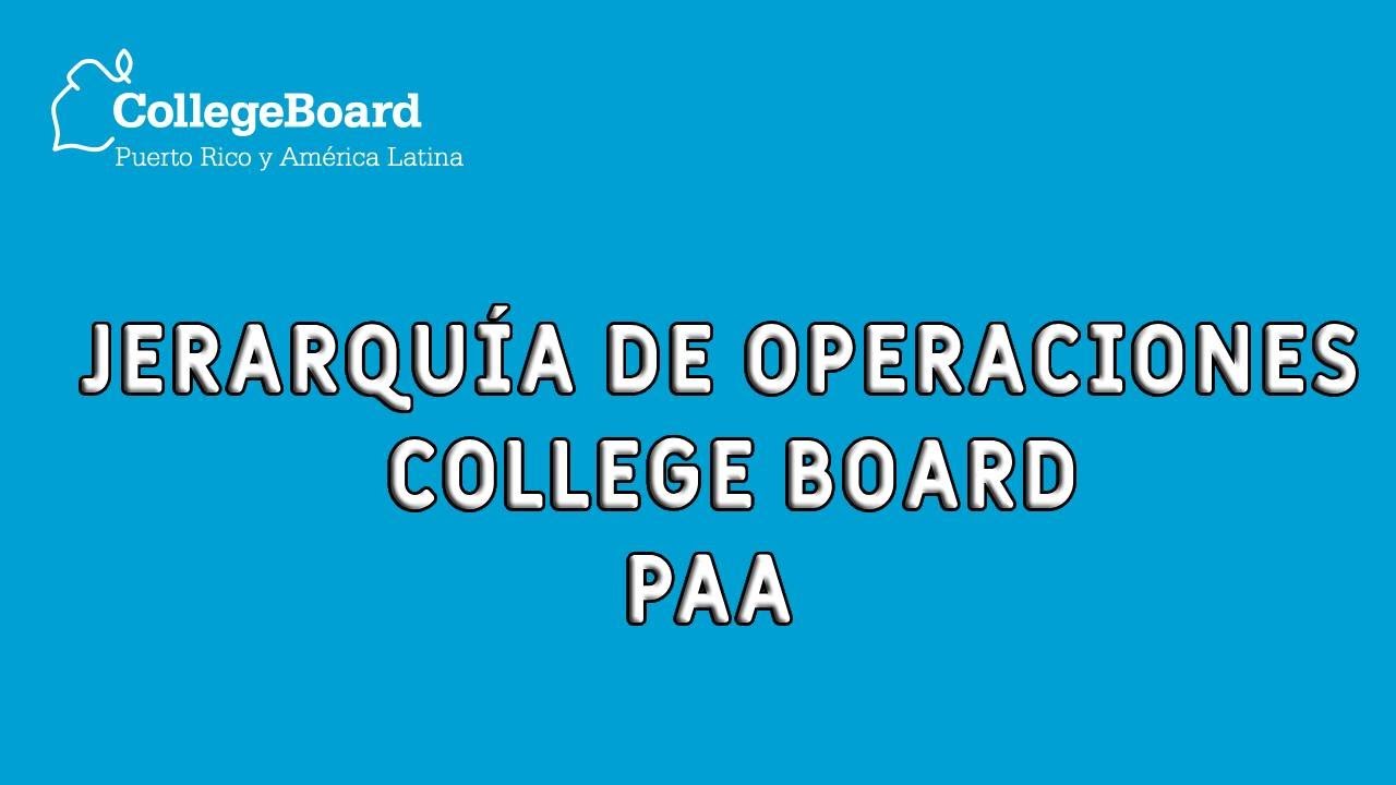 10 Ejercicios Tipo PAA College Board | Resueltos y Explicados Paso a Paso