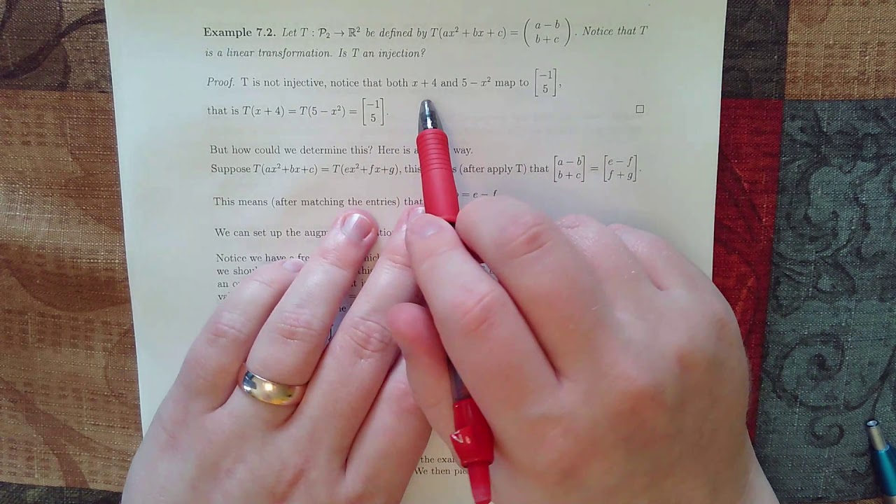 Injective and Surjective Transformations