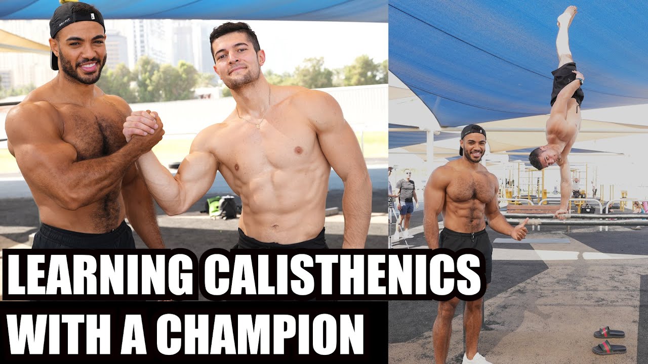 JUSTIN ST PAUL- LEARNING CALISTHENICS WITH A CHAMPION -GAGGI YATAROV