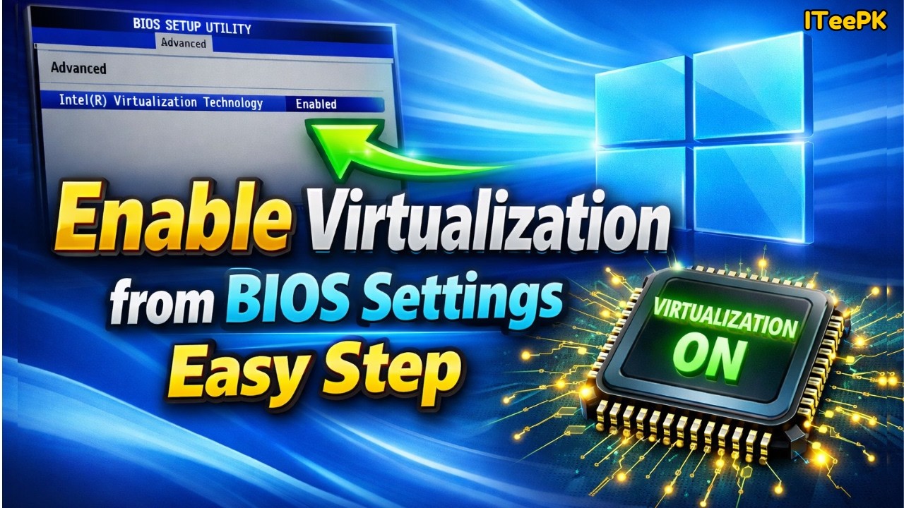How to Enable Virtualization in BIOS (Windows 10/11) | Turn On Hardware Virtualization