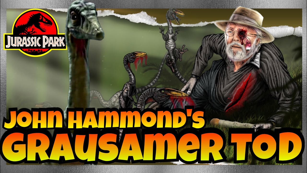 SO grausam ist John Hammond im Buch gestorben und so sollte er im Film sterben #jurassicpark