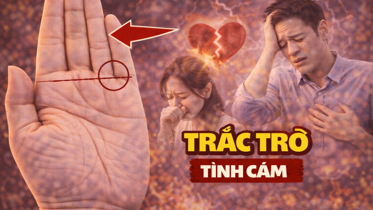 Đường tình duyên bị cắt ngang – Tình cảm sẽ gặp trắc trở.