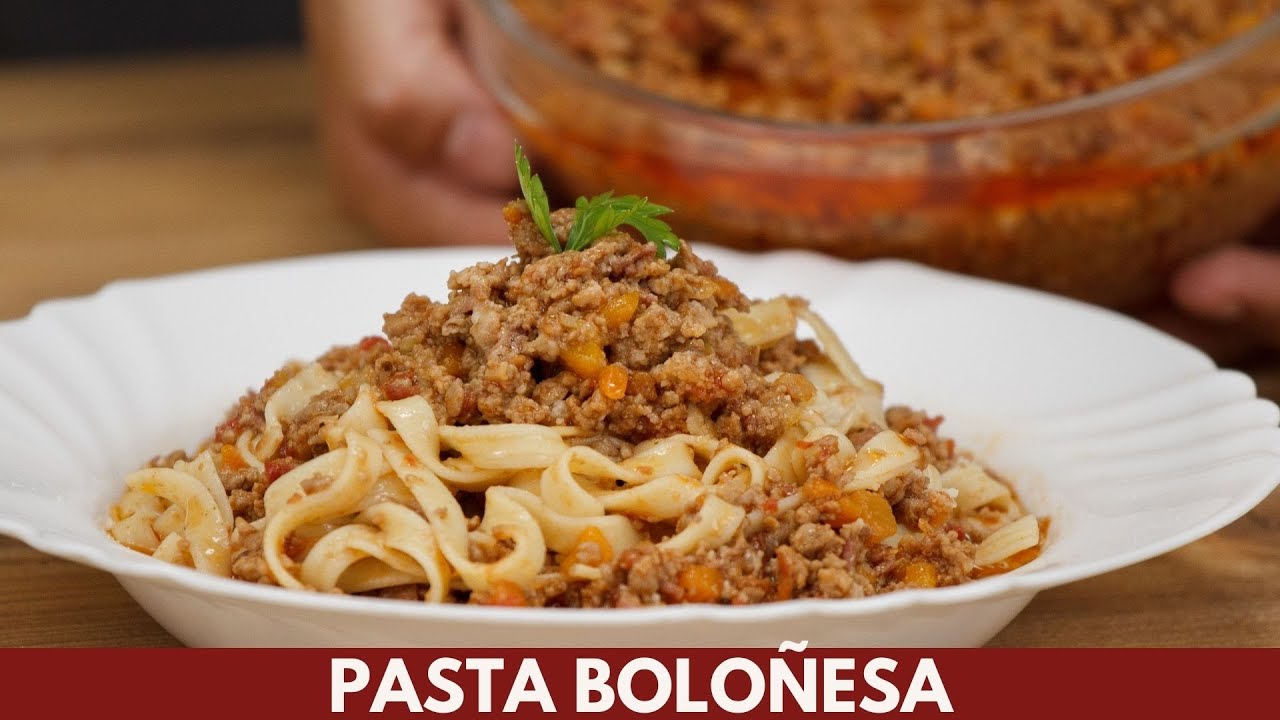 Pasta Boloñesa, con la mejor Salsa Boloñesa para Pasta, Lasaña o Canelones  | Katastrofa La Cocina