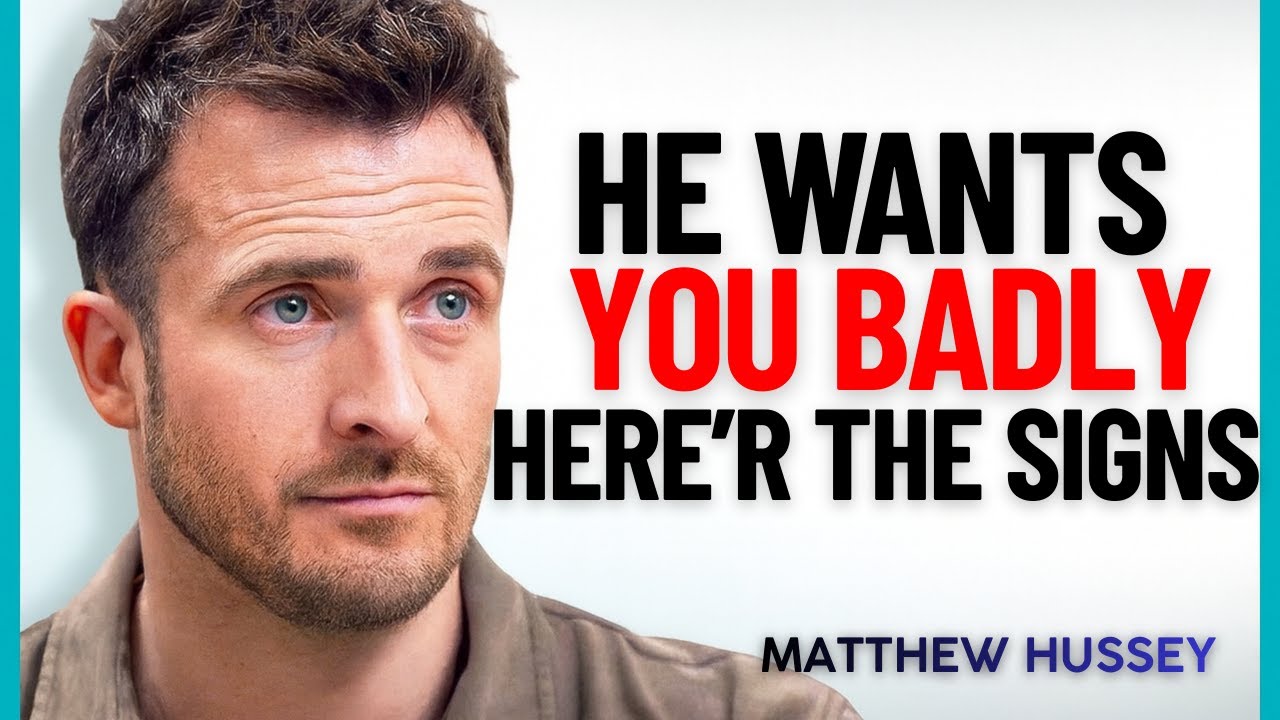 5 Hidden Signals He WANTS You BADLY But Is Fighting His Feelings | Matthew Hussey Dating ADVICE