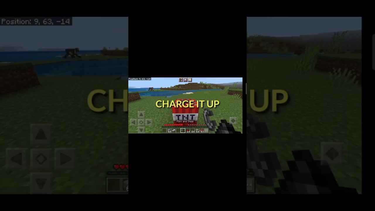 Minecraft Tnt Trick | #minecraftshorts #minecrafttricks #1PlAyEr