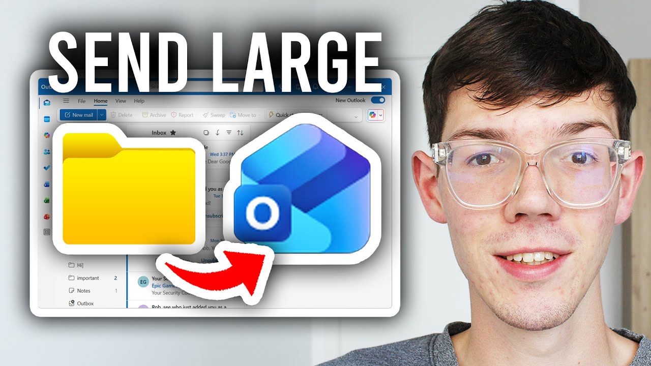 How To Send Big Files On Outlook - Step By Step