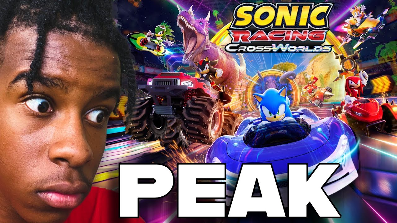 Mario Kart Player Plays Sonic Racing CrossWorlds...