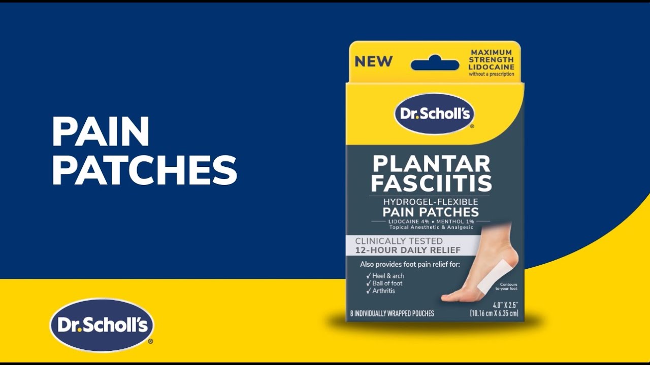 Dr. Scholl's® Plantar Fasciitis Hydrogel-Flexible Pain Patches