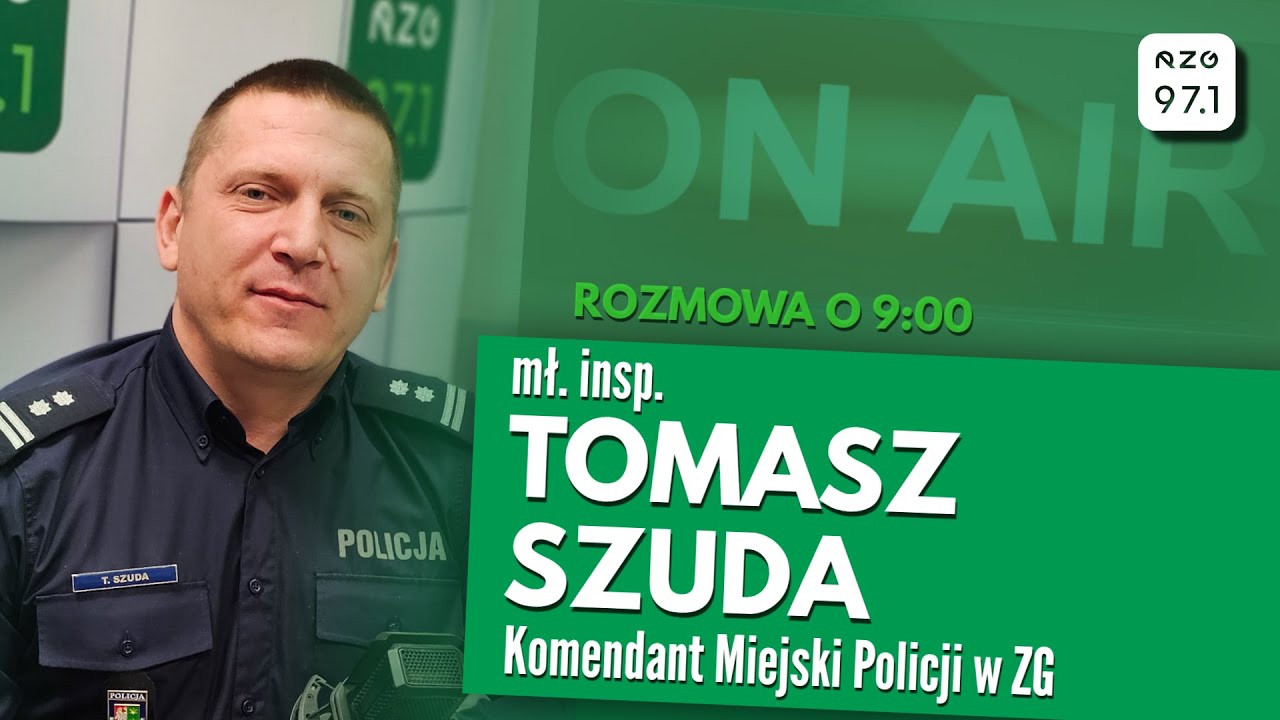 mł. insp. Tomasz Szuda, Komendant Miejski Policji w Zielonej Górze