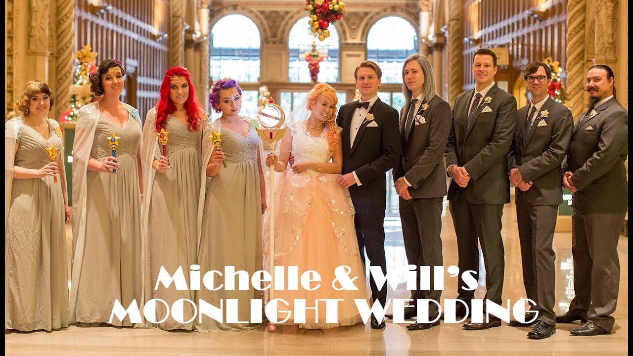 Michelle and Will's Moonlight Wedding: A Sailor Moon Art Deco Themed Event!