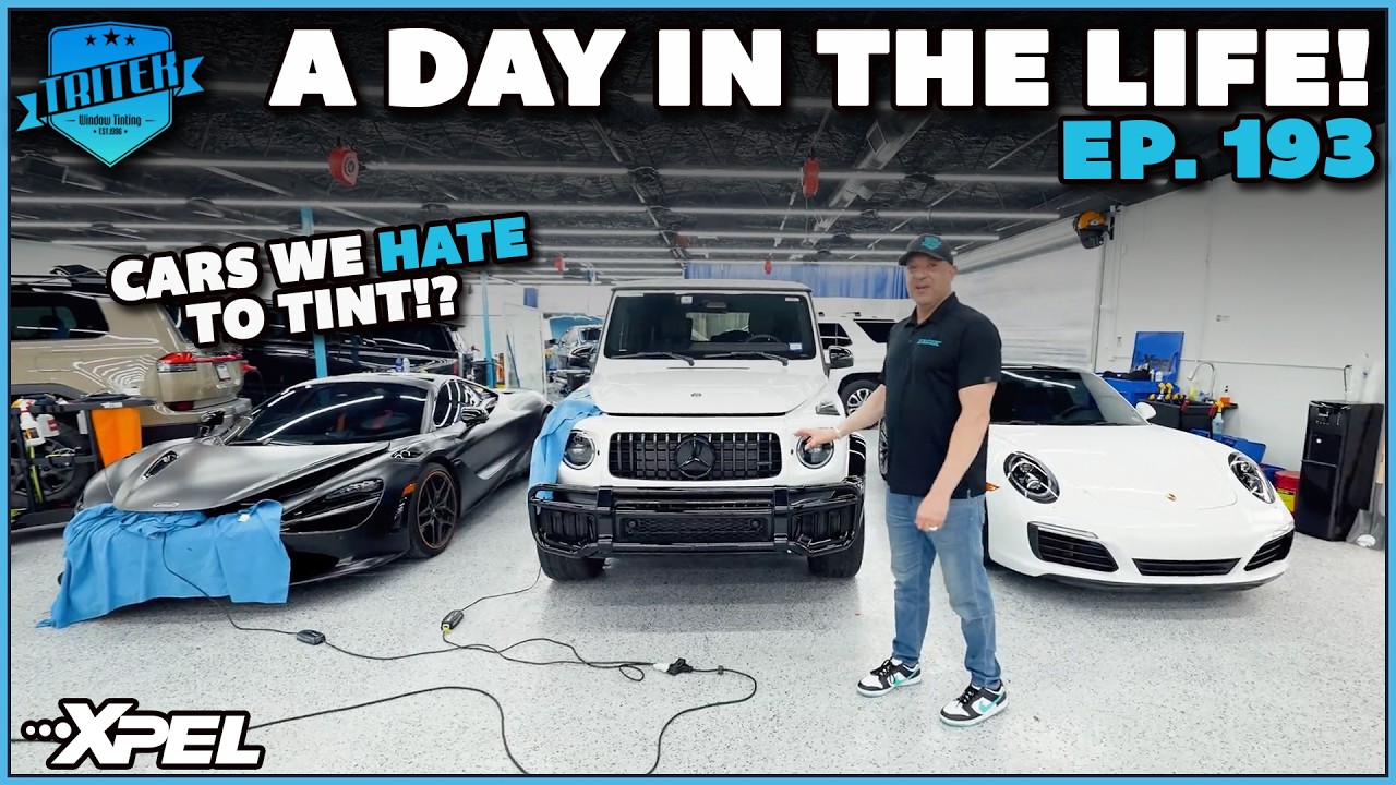 The WORST Cars To Tint, PPF & Coat | DAY IN THE LIFE EP. 193 | Tritek Tint & PPF Dallas