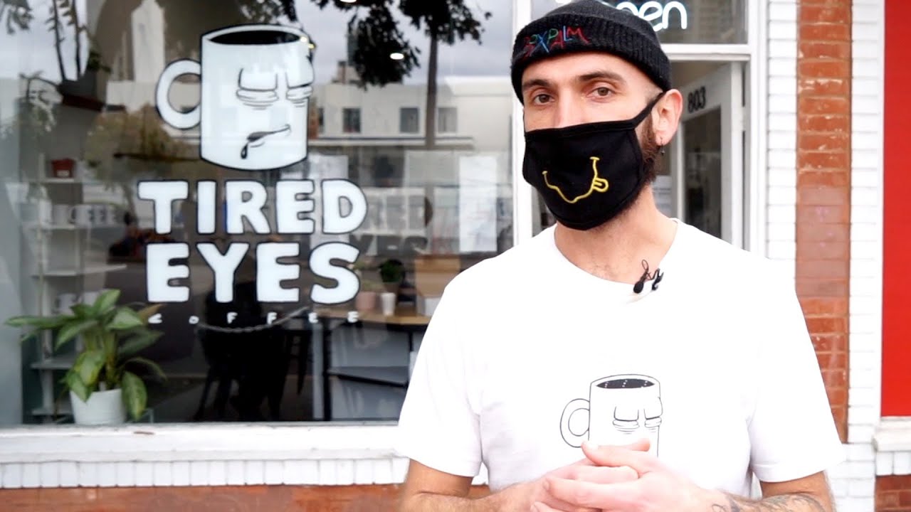 INSIDE BMX RIDER OWNED COFFEE SHOP - TIRED EYES
