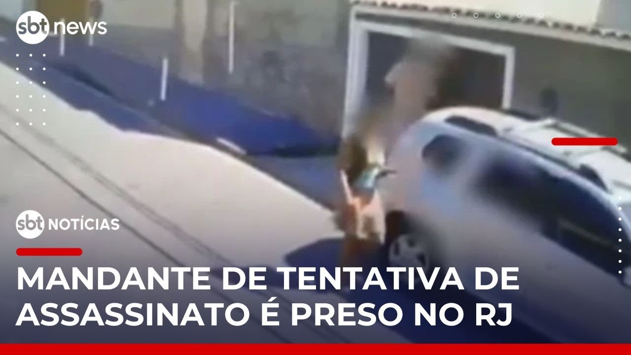 13 tiros: Polícia prende suspeito de orquestrar tentativa de feminicídio no RJ | #SBTNoticias