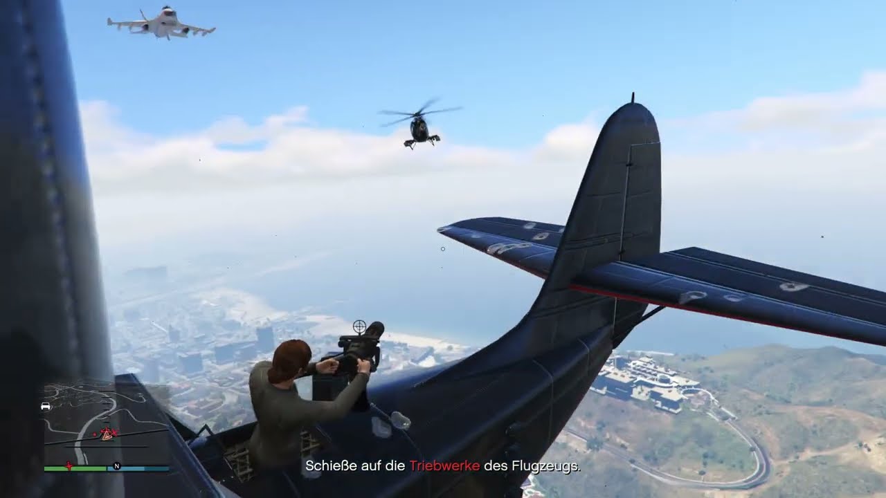 Grand Theft Auto V - Textilfabrik Mission TheBoss u. Blackpearl rocken den Himmel