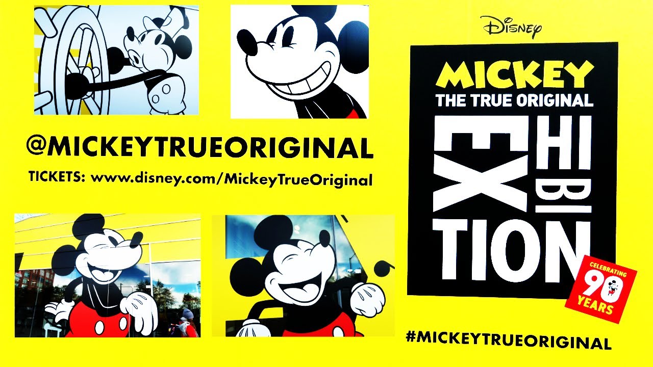 HAPPY 90TH BIRTHDAY MICKEY MOUSE! Mickey The True Original Exhibition
