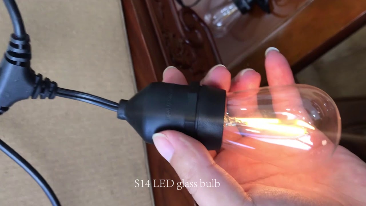 solar string bulbs light S14