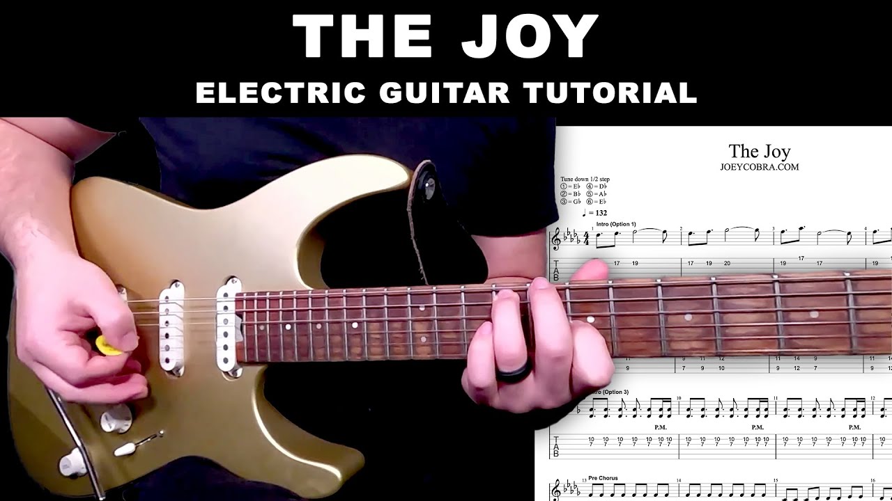 The Joy (Feat. David Dennis) // The Belonging Co Lead Guitar Tutorial with Tabs