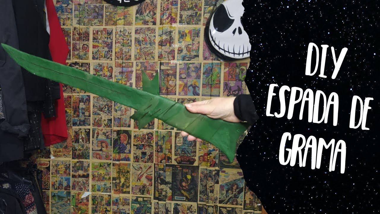 DIY - Espada de Grama - Hora de Aventura | Suelen Candeu