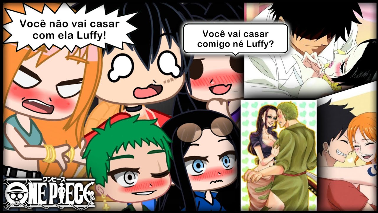 Mugiwaras + Hancock react Shipps Fotos e memes 😂❤️ | One Piece | Quem vai casar com o luffy?