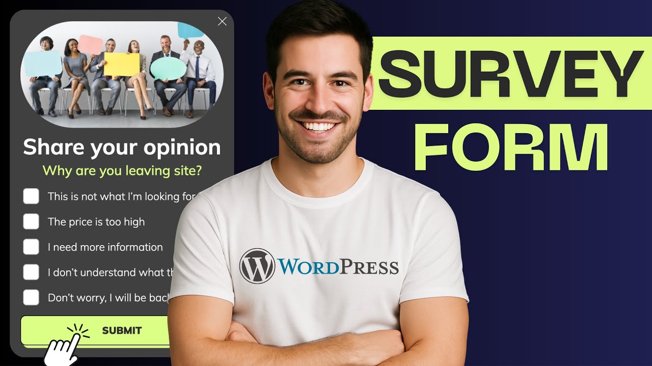 How to Add Survey Form in Wordpress [STEP BY STEP]