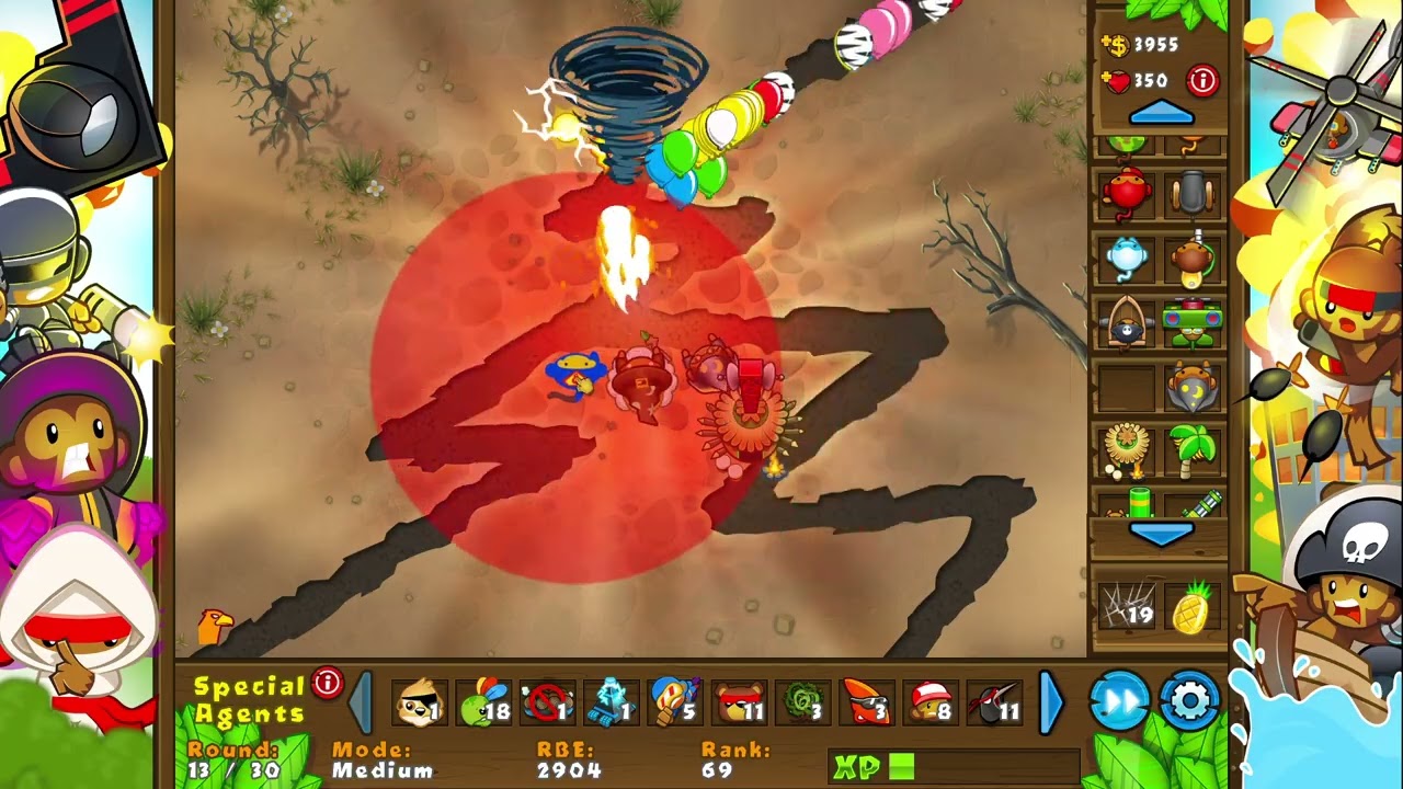 bloons td 5 special missions #7 / wizard lord