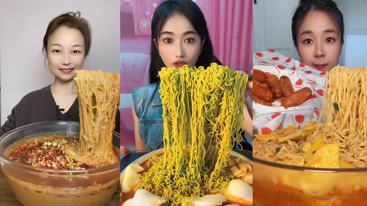 [ MUKBANG ASMR ] Ep 20 Massive Fire Noodles Challenge!! 🔥 | No Talking ASMR Eating Show 
