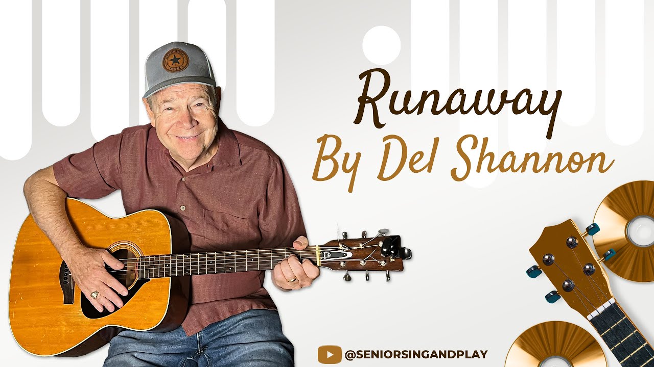 Runaway (1961) Guitar Cover | Senior Sings Del Shannon’s Hit With Passion & Retro Vibes