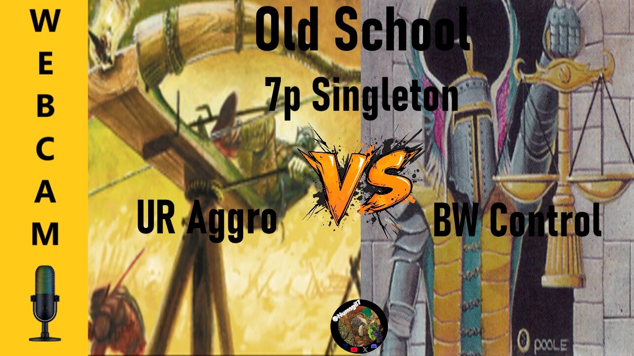 Old School - 7P Singleton - UR Aggro Vs BW Control - II Liga Full Tapped - Ronda 4