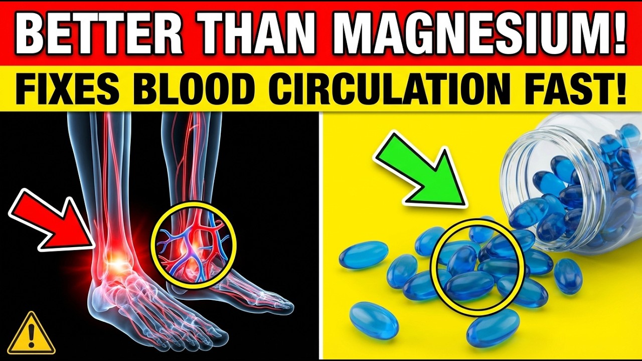 Seniors, THIS Vitamin Works Better Than Magnesium for Leg Circulation | Senior Health